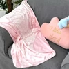 Kép 1/5 - bársonyos pink baba takaró