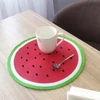 Kép 5/7 - Görögdinnye mintás alátét - kerek