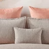 Kép 3/4 - Geometrikus mintájú korall színű ágynemű szett