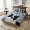 Kép 1/2 - Border collie  mintájú 3 részes ágynemű szett