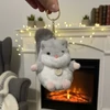 Kép 1/5 - szürke plüss mókus