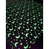 Kép 2/2 - Fluoreszkáló Éjszakai Égbolt Mintás Ágytakaró Pléd 150x200cm