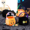 Kép 3/3 - Halloweeni cukorka gyűjtő táska - Fekete