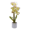 Kép 1/2 - Orchidea művirág - fehér kaspóban
