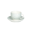 Kép 1/2 - Laguna - Kék színű repedezett mintázatú csésze és csészealj