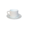 Kép 1/2 - Pearl - Gyöngyházfényű világoskrém színű csésze és csészealj
