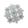 Kép 2/2 - Hópehely mintás karácsonyi kerek tányéralátét 