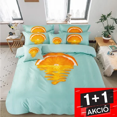 Narancsos ágynemű