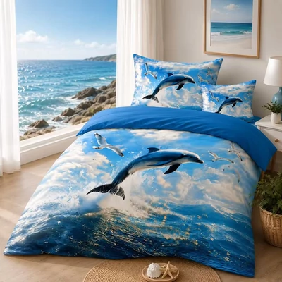Delfin mintás 6 részes szett