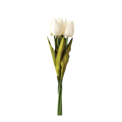 Tulipán csokor- fehér