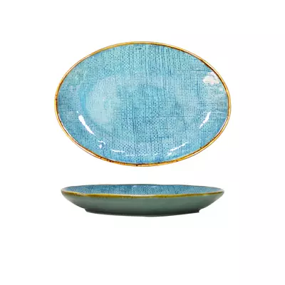 Lunatic - Ovális alakú kék tányér