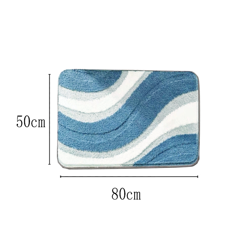 Puha szőnyeg/kádkilépő 50x80 cm - hullám
