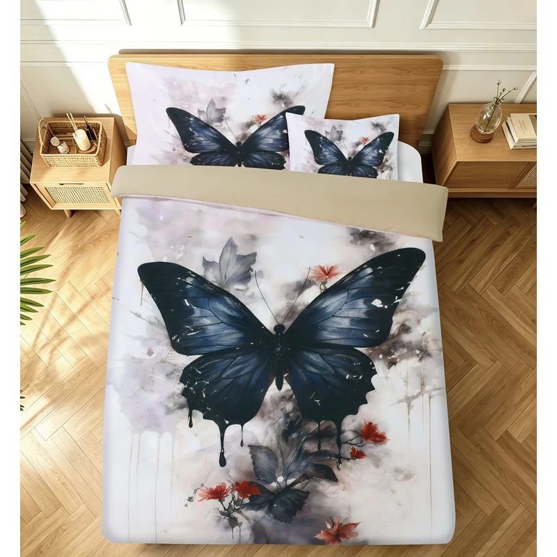 Tinta mintás lepke ágynemű garnitúra