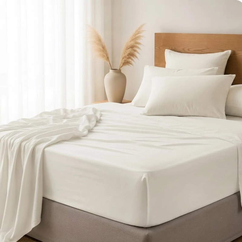 Érzéki lágy árnyalatú gumis lepedő 