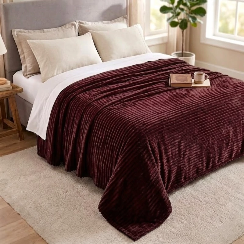 Burgundy barna ágytakaró