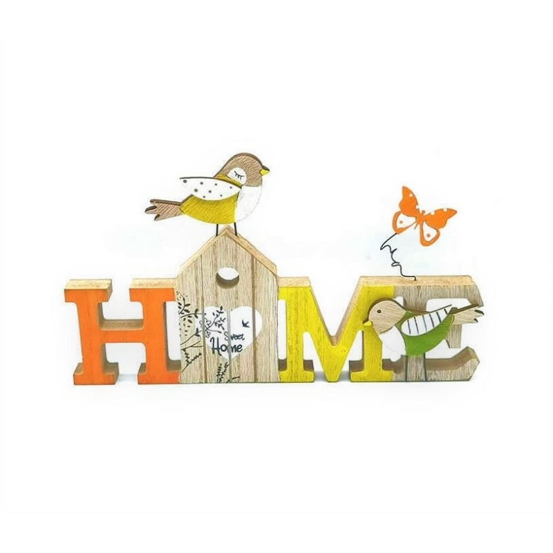 "Home" felirat - asztali dekoráció