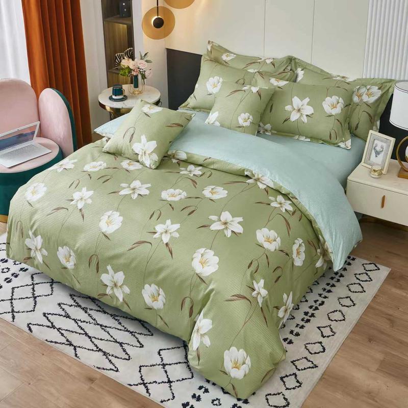 Green lily 6 részes krepp ágyneműhuzat