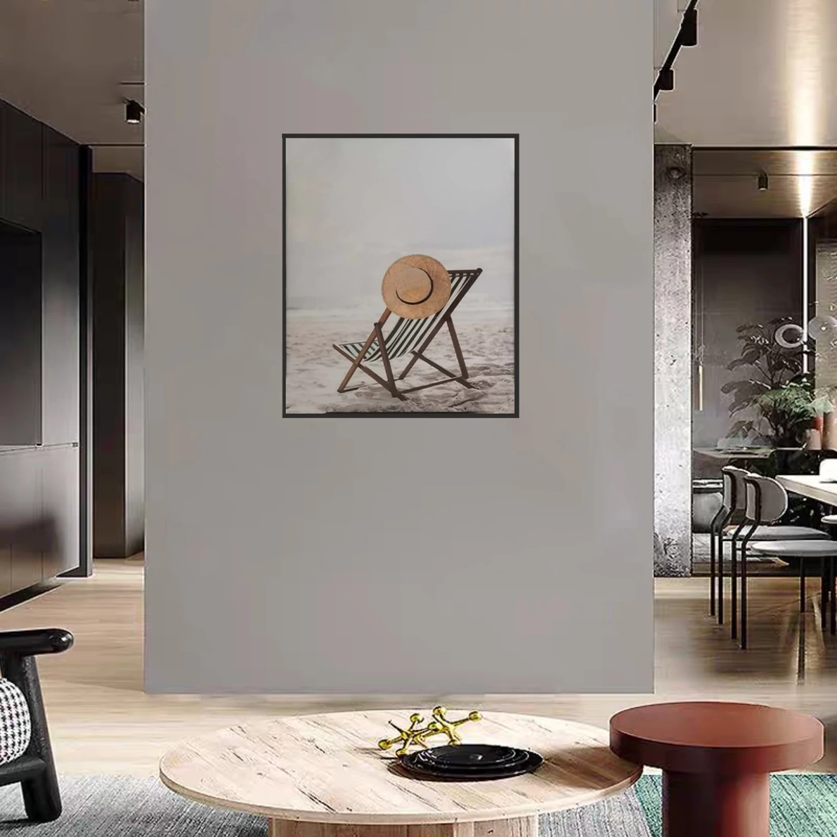 Tengerparti pihenés kép 50x70 cm