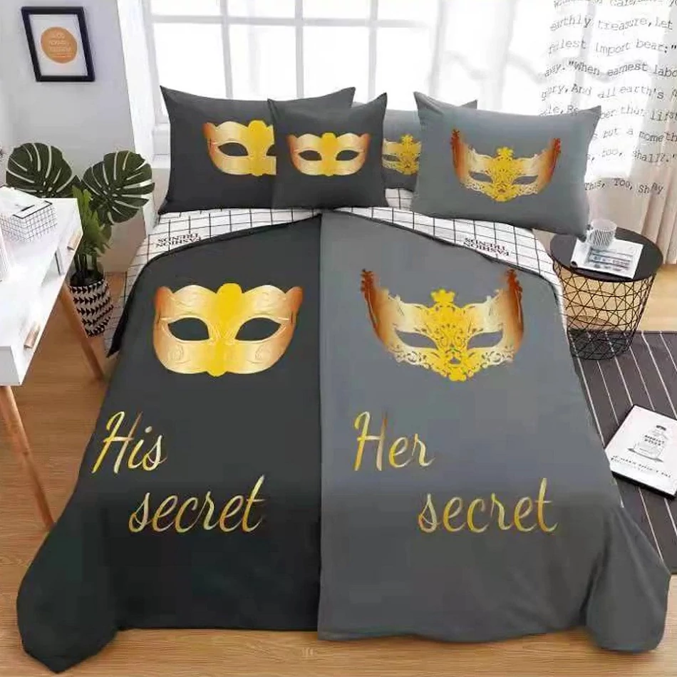 His/Her Secret Maszkos 6 részes páros ágyneműhuzat